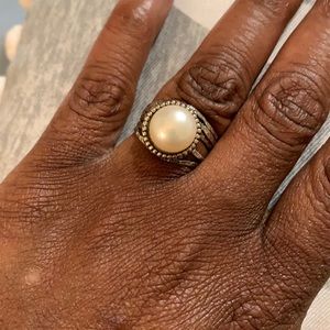 Sterling Pearl RIng